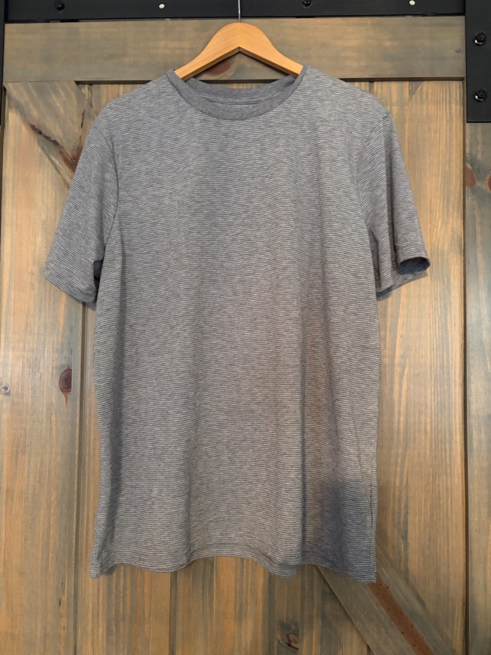 Men's Grey Heather Short-Sleeve Crewneck T-Shirt Size XXL